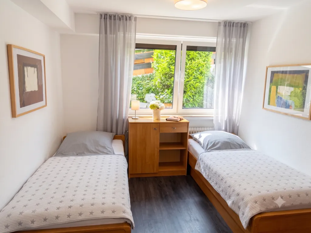 Comfortable twin room.