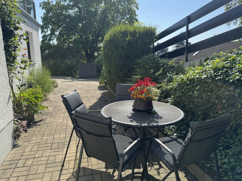 Quiet terrace.